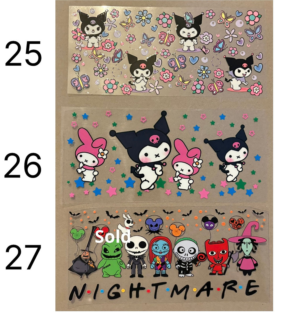 Thumbnail: Decal numbers 1-33
