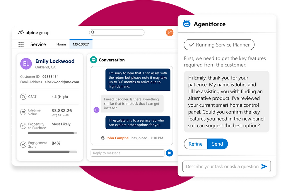 Agent for Service (Service Cloud)