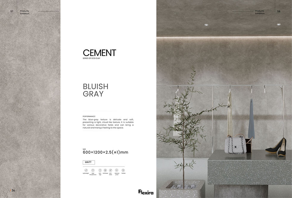 Thumbnail: Flexira Tiles - Bluish Grey