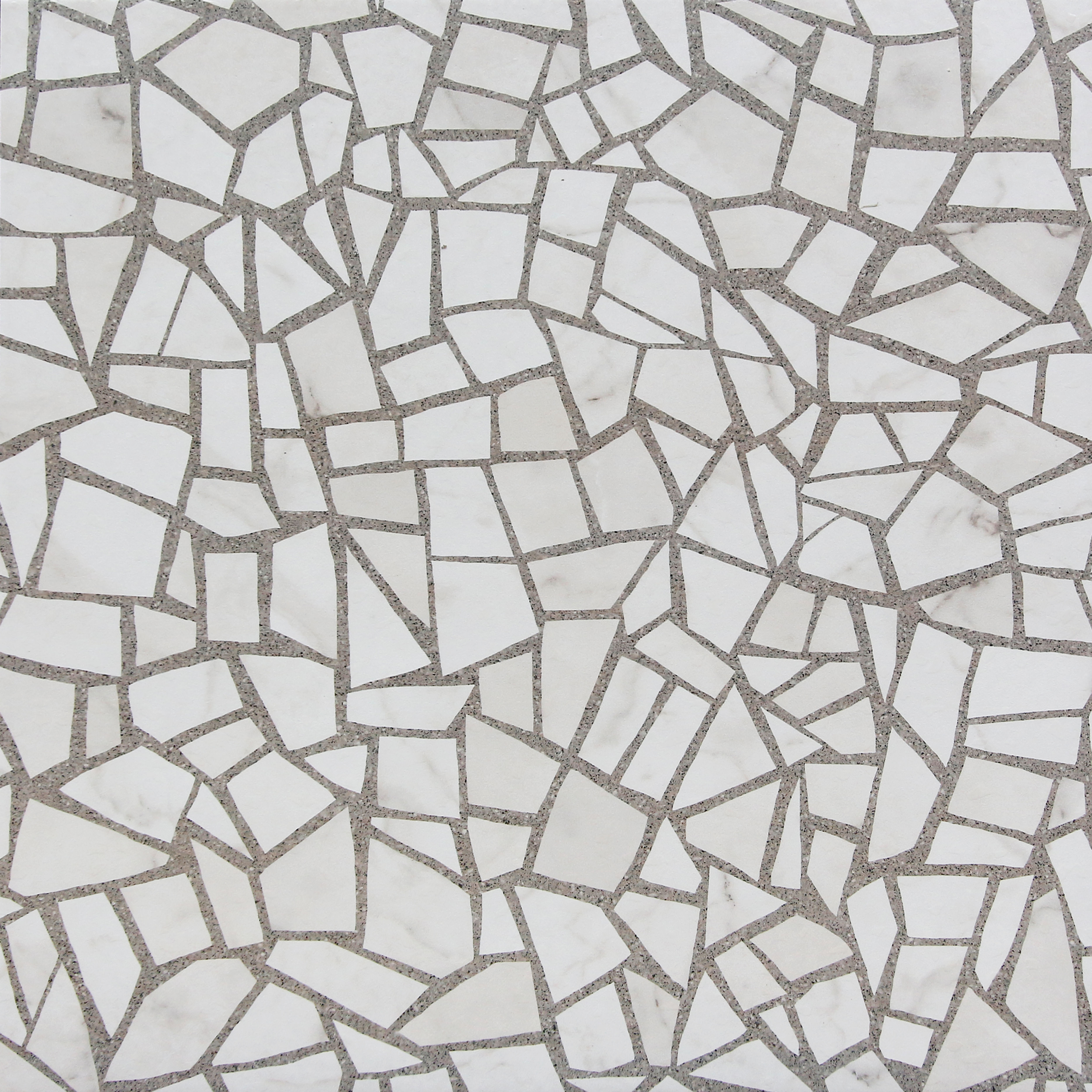 Flexira Porcelain Tiles - Terrazzo VT-White