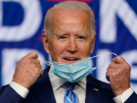 Biden pedirá usar mascarilla los 100 días de su mandato