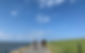 Radfahrer auf dem Deich