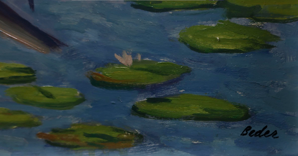 Thumbnail: Jack Beder, CAS, CSPWC (Canadian, 1910-1987) 'Barricade (Laurentians)', oil painting, dated 1955