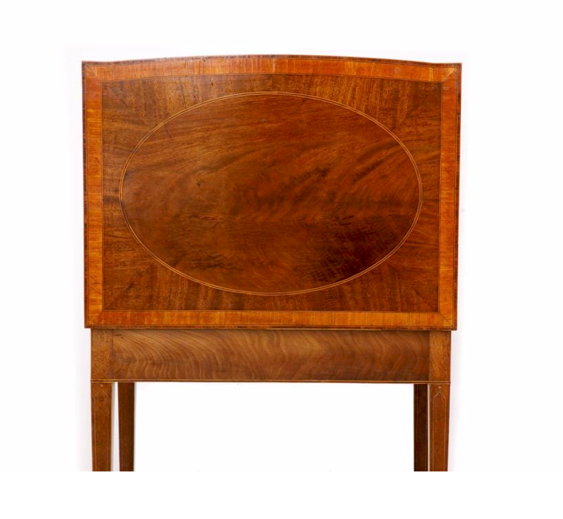 Thumbnail: A superb Scottish 18th century Georgian mahogany fitted dressing table by Young, Trotter & Hamilton c1795