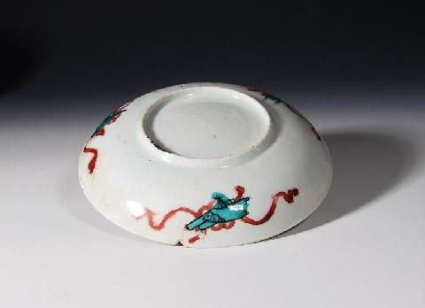 Thumbnail: A 17th C Early Enamelled ko-Kutani porcelain dish, Arita, Japan circa 1650