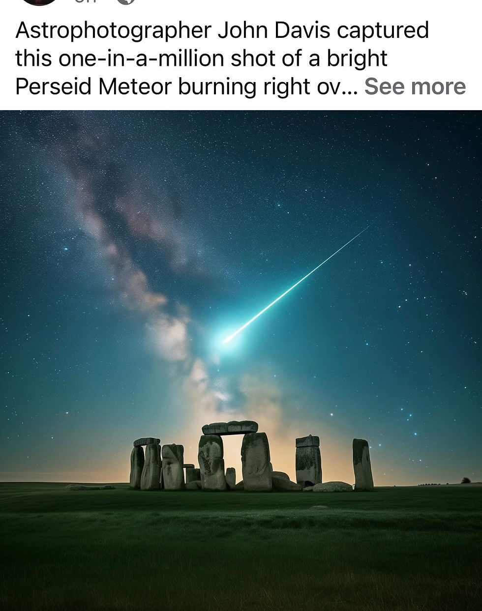 This strikes me as AI generated but it is inspiring