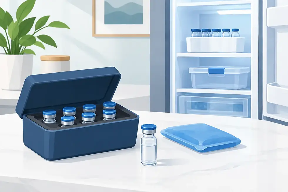 How to Store Peptide Vials Safely at Home