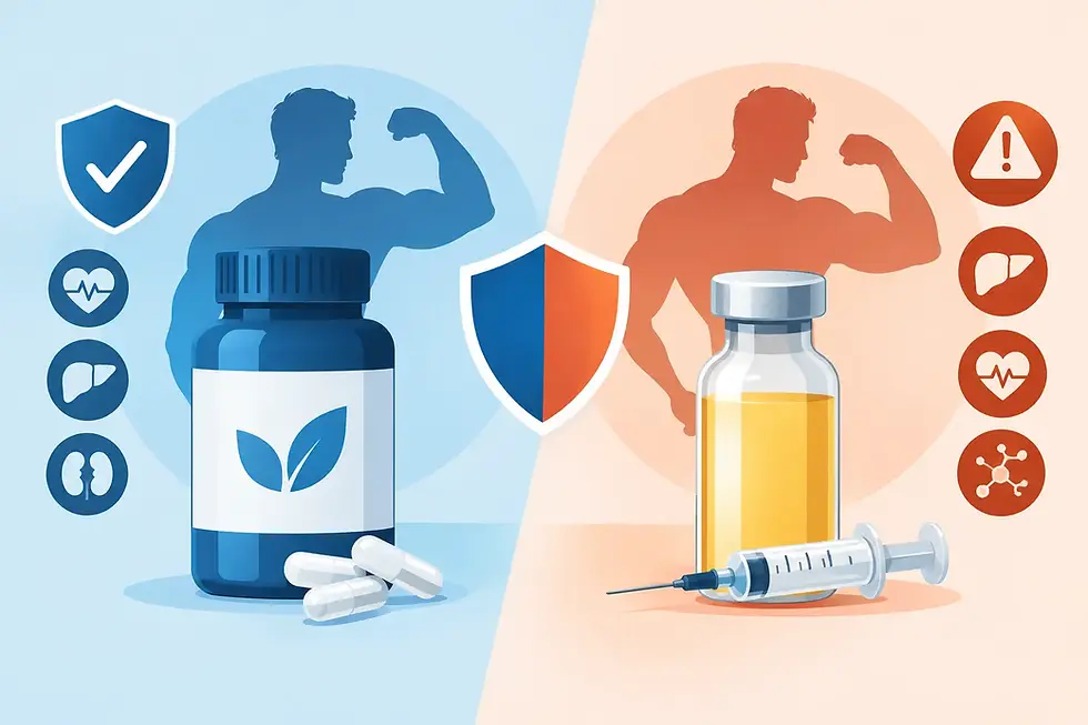 SARMs versus Steroids Safety Profiles Compared
