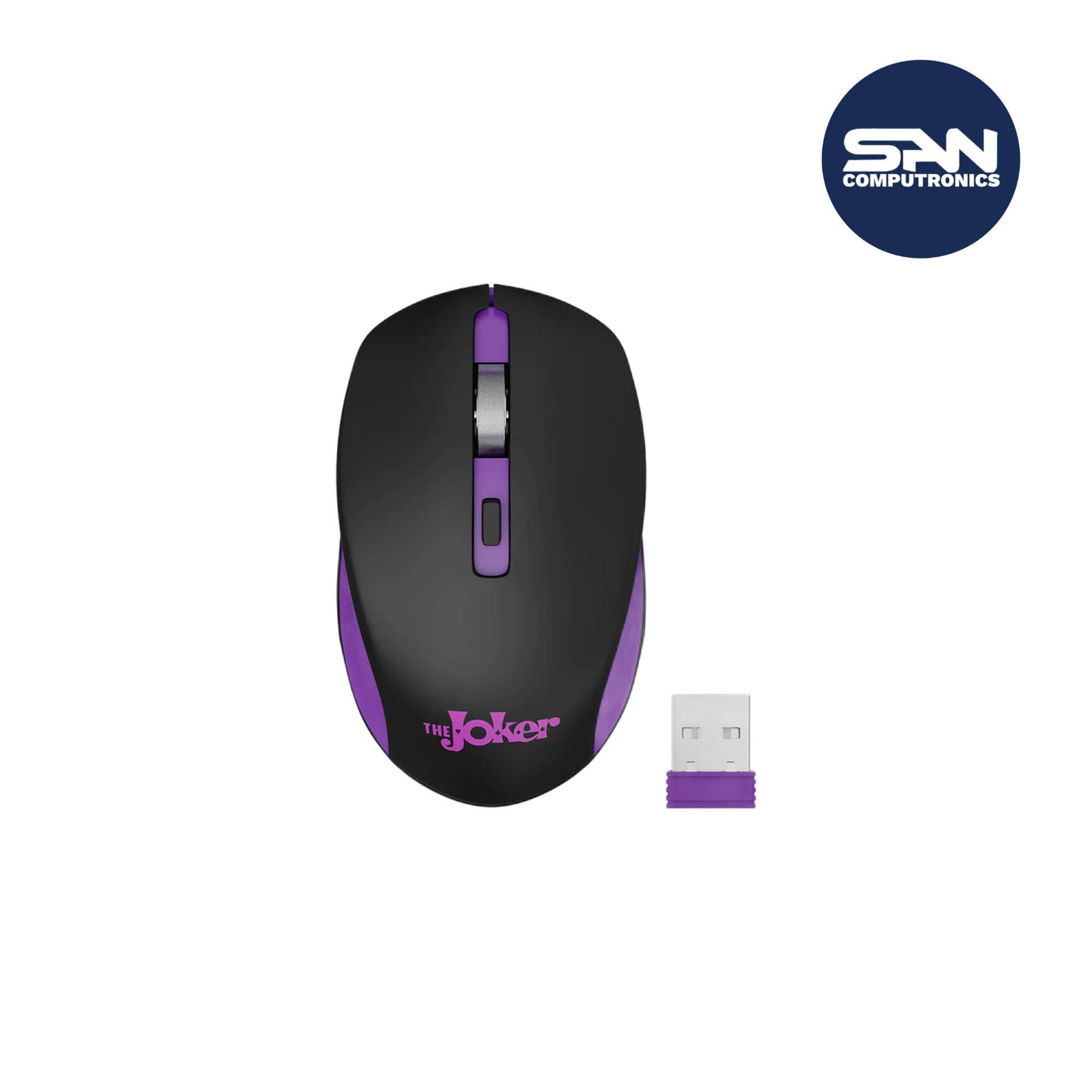 ZEBRONICS DC Joker Edition Jaguar Silent Wireless Mouse for Computer, Laptop with 1600 DPI max, Switch Control, Power ON/Off