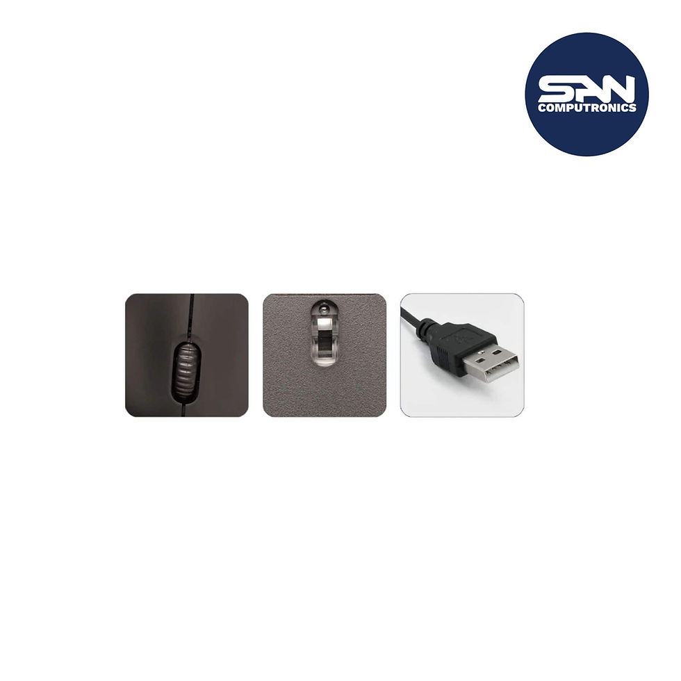 Zeb-Comfort Wired USB Optical Mouse