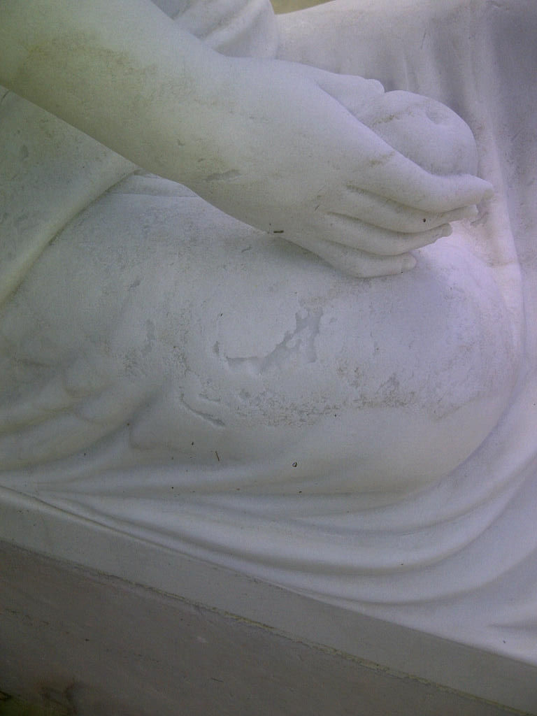White Carrara Fountain Repair
