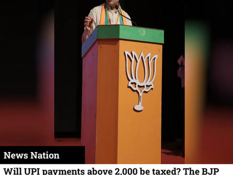 Will UPI payments above 2,000 be taxed? The BJP has dismissed all claims and released this statement.
