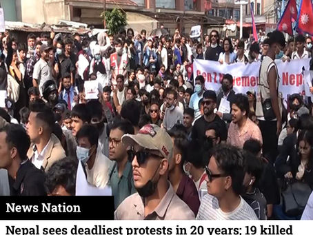 Nepal sees deadliest protests in 20 years; 19 killed amid social media ban unrest
