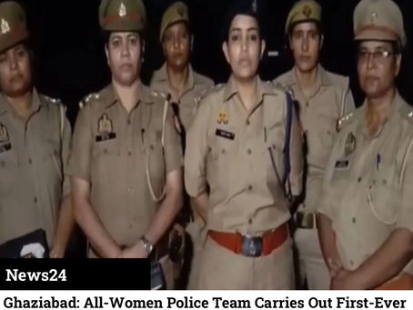 Ghaziabad: All-Women Police Team Carries Out First-Ever Encounter, Nabs 22-Year-Old Criminal After Gunfire