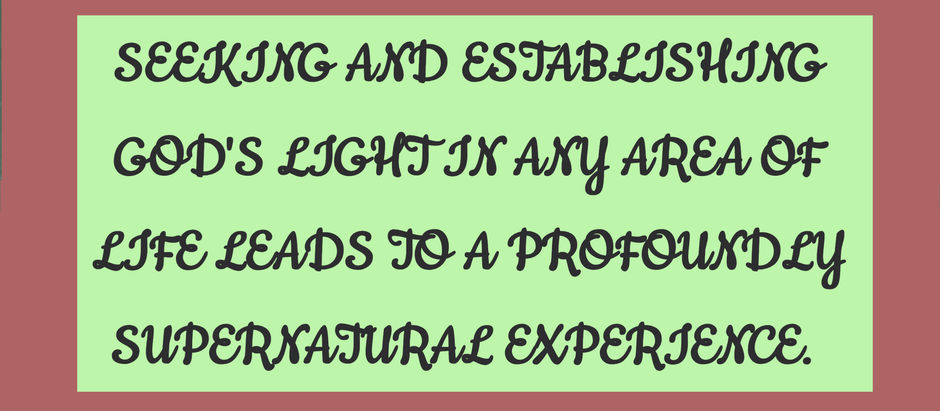 DELIGHTFUL SPIRITUAL EXPERIENCE 