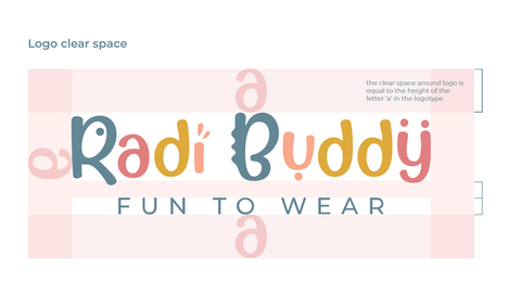 a sign that says radi buddi fun to wear