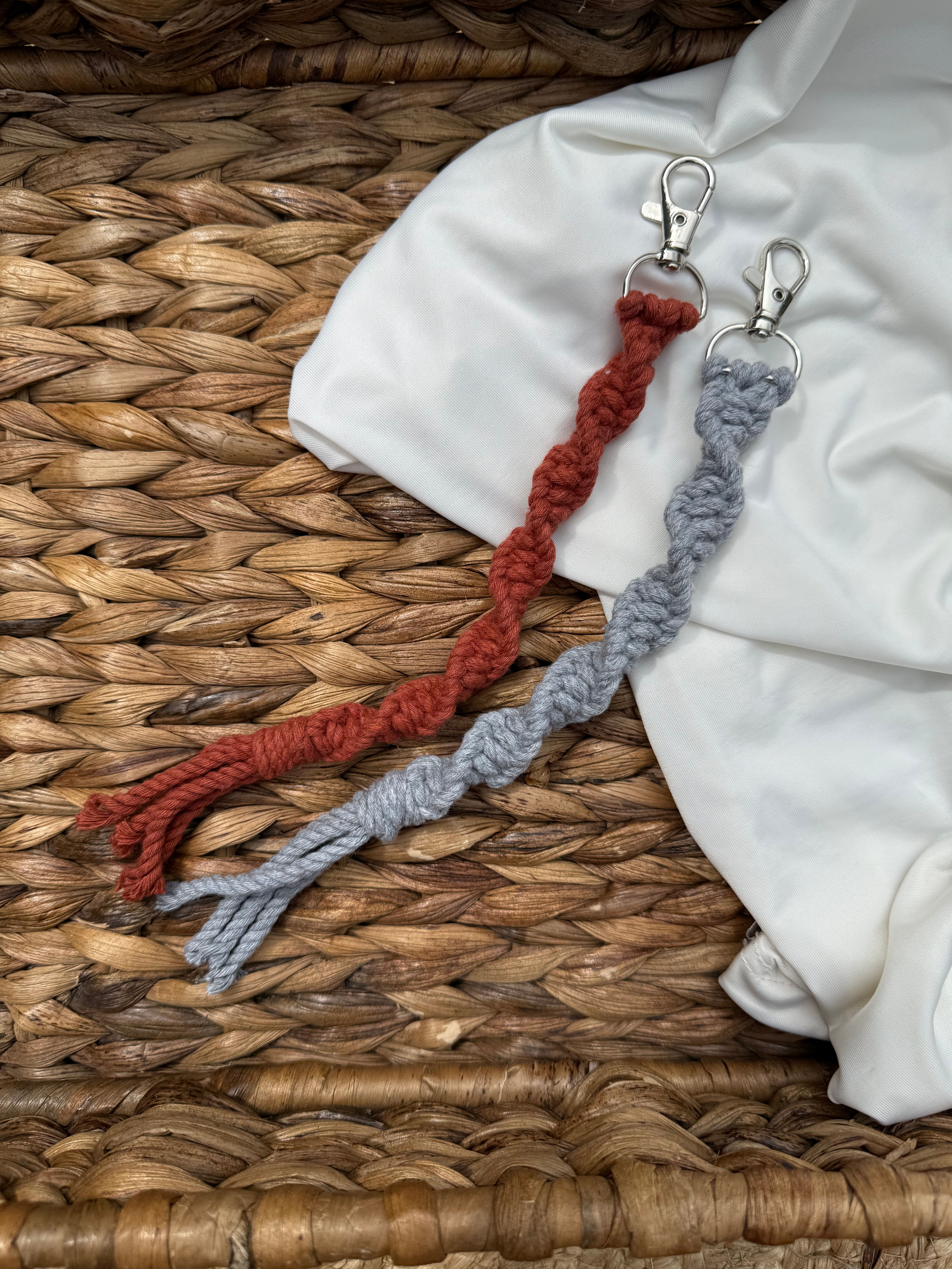 Crochet Long Spiral Keychains