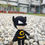 Thumbnail: Crochet Batman Figurine Black Suit Side View