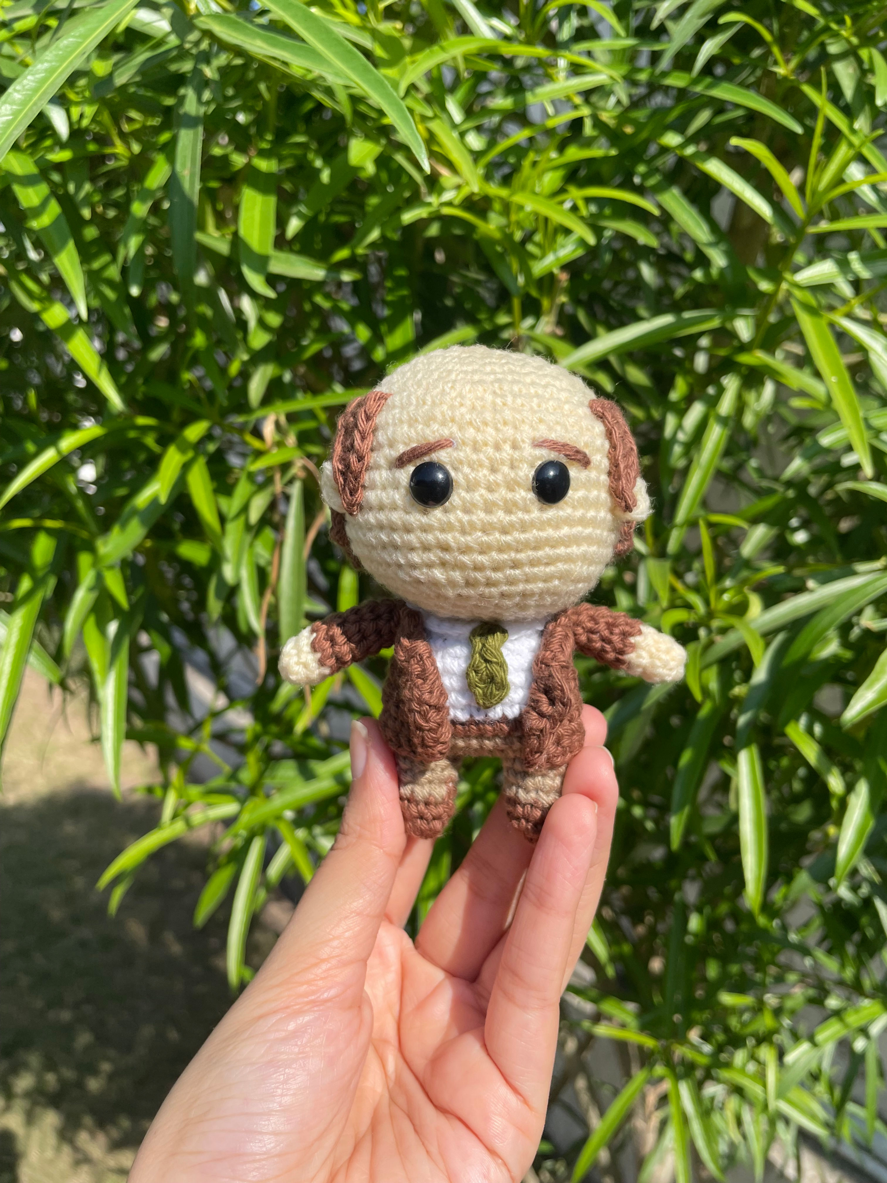 Crochet Kevin Malone Figurine Front