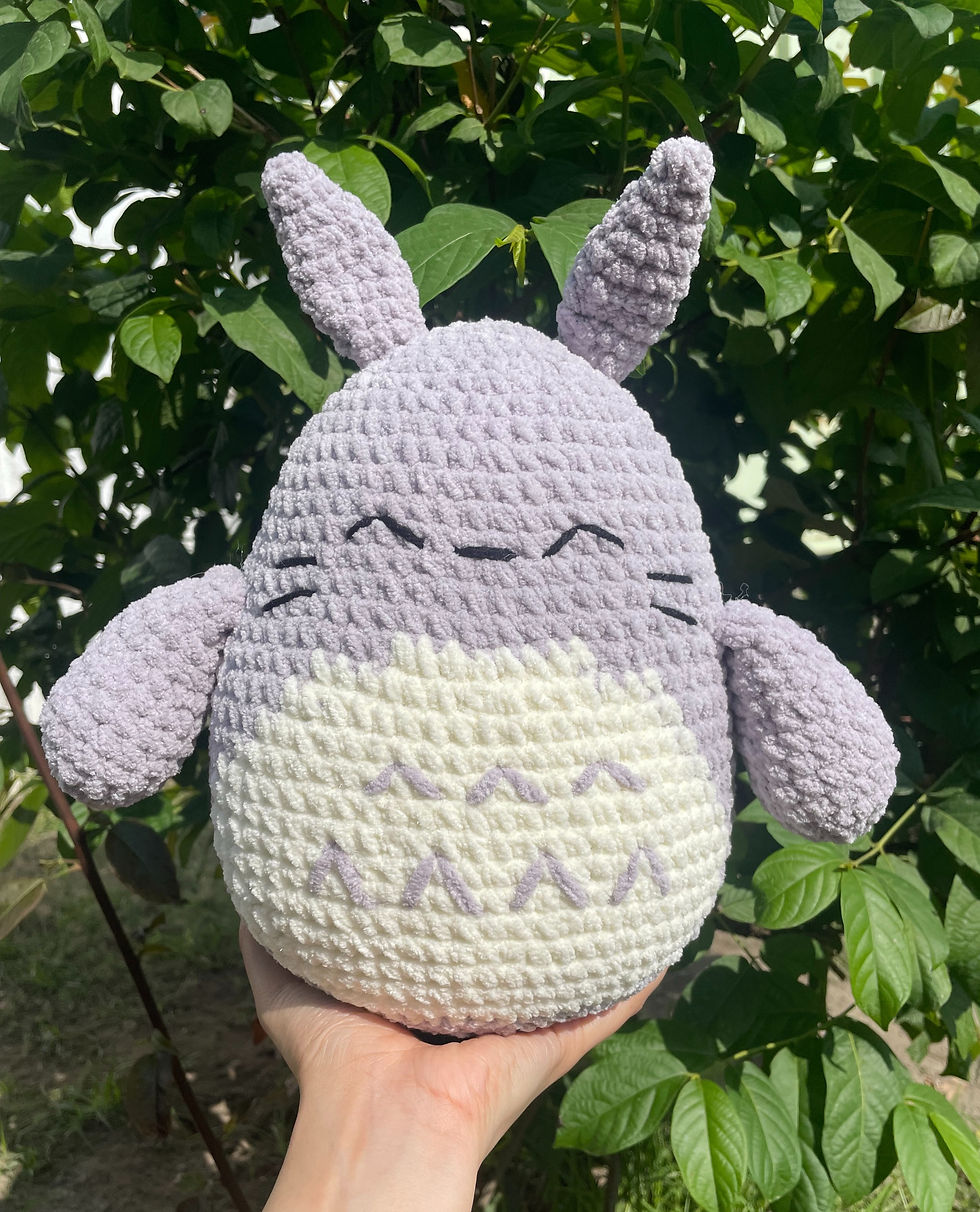 Crochet Studio Ghibli Totoro Soft Toy Front View