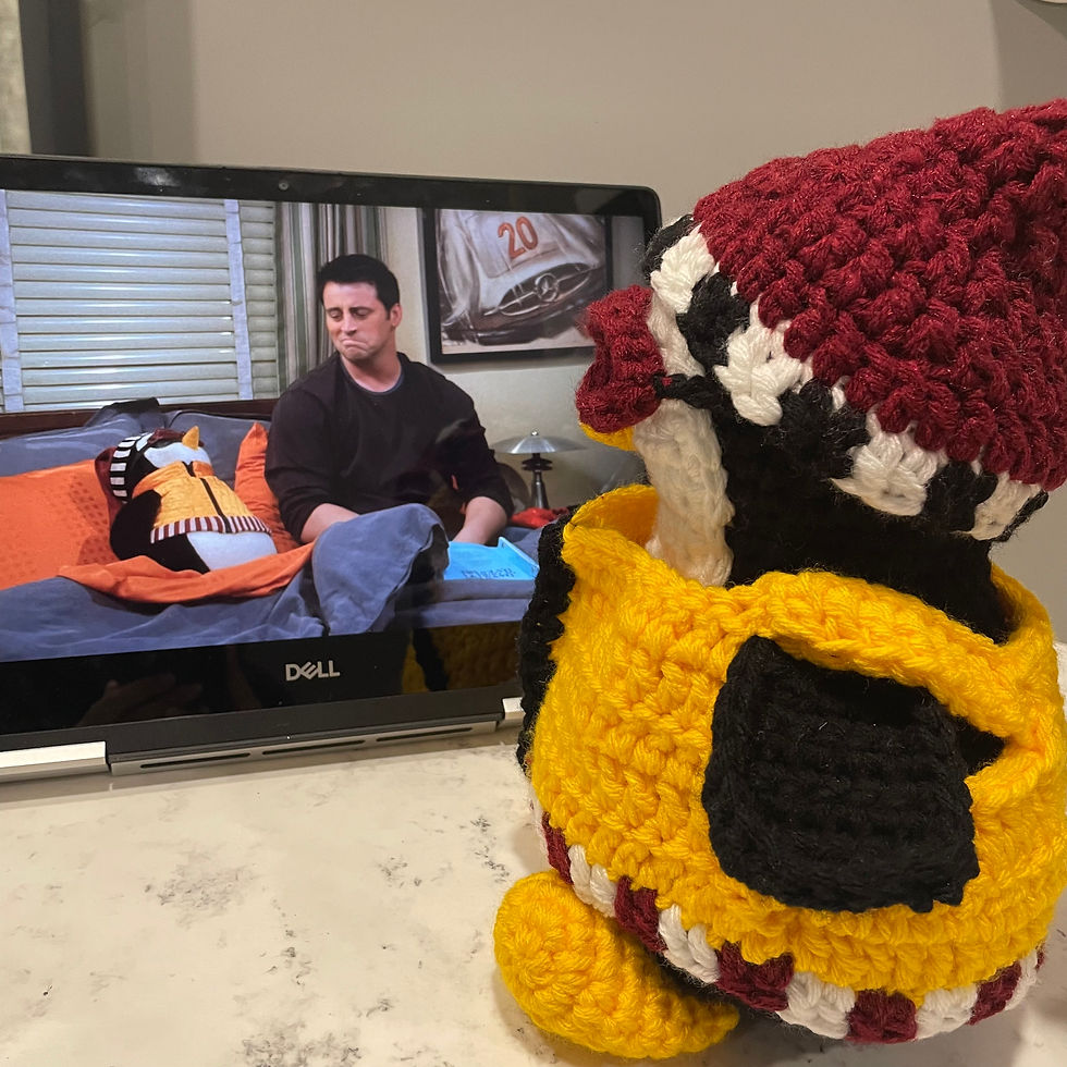 Thumbnail: Crochet Hugsy From Friends Soft Toy with Screen Hugsy