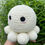 Thumbnail: Crochet White Octopus Soft Toy Side View