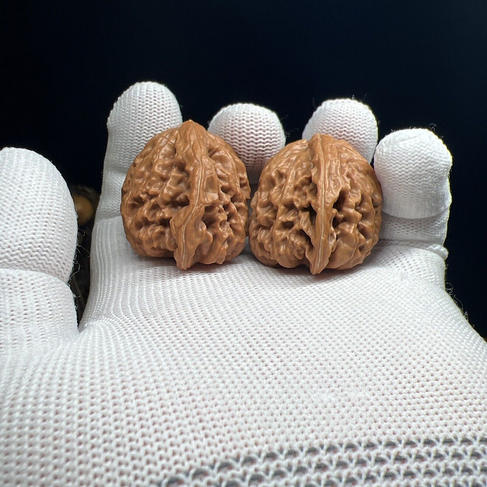 Thumbnail: Refined Palace Lantern Health Walnuts 37.5×33×35mm - Smooth Sailing Design