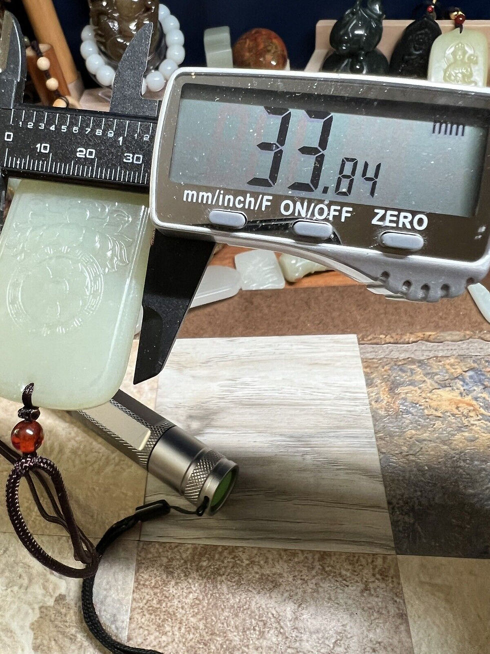 Thumbnail: Thousand-Handed Guanyin Hetian Jade Carving