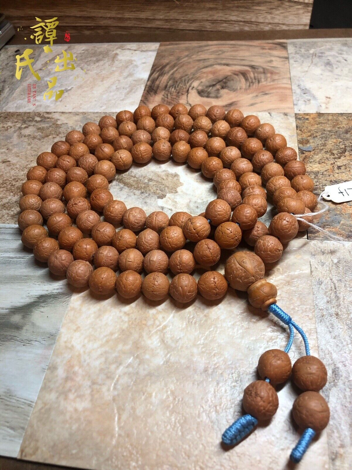11mm Collection Phoenix Eye Bodhi Seed 108 Beads Necklace
