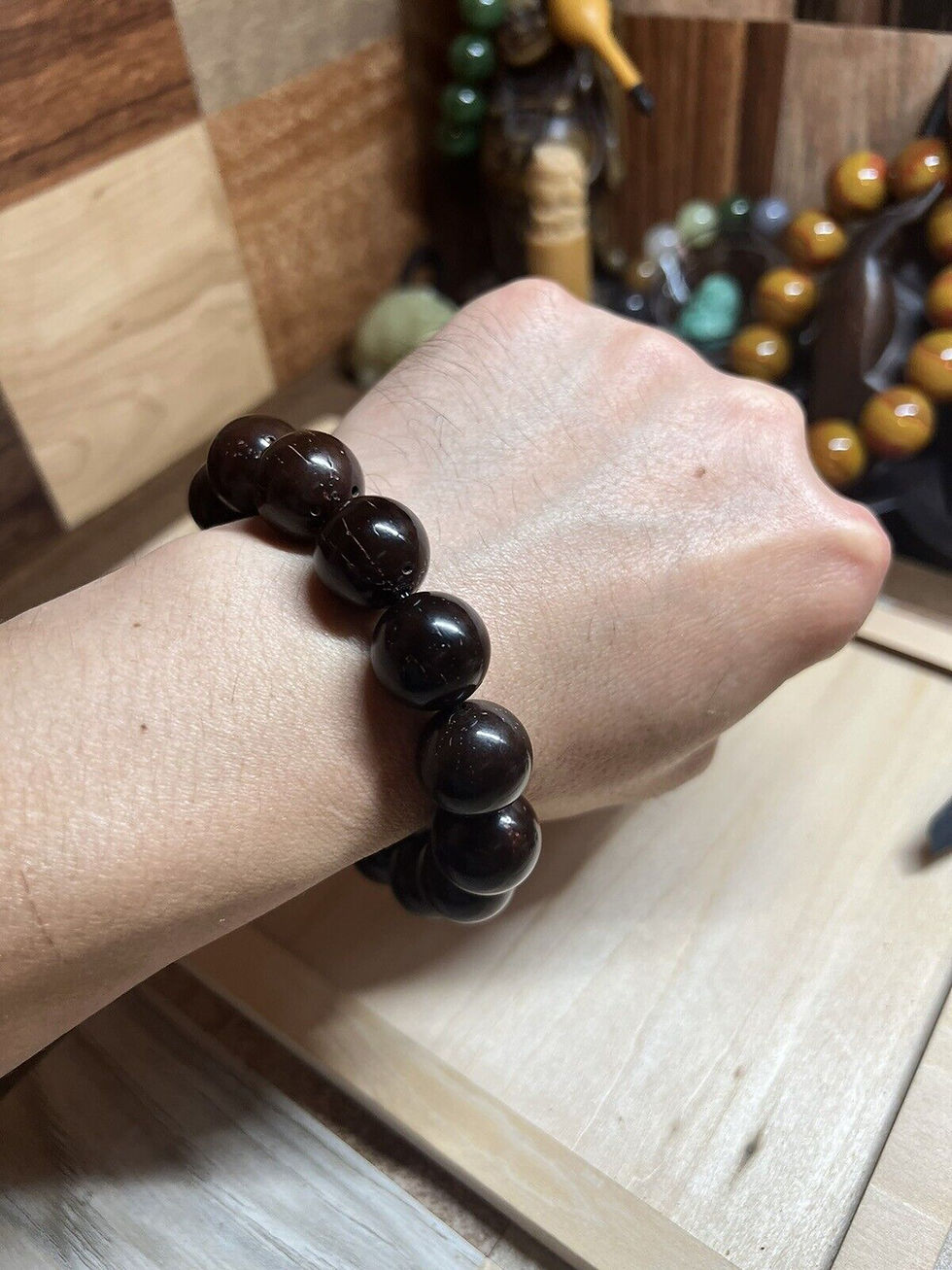 Thumbnail: 16mm Chinese Fortune Rat Bracelet