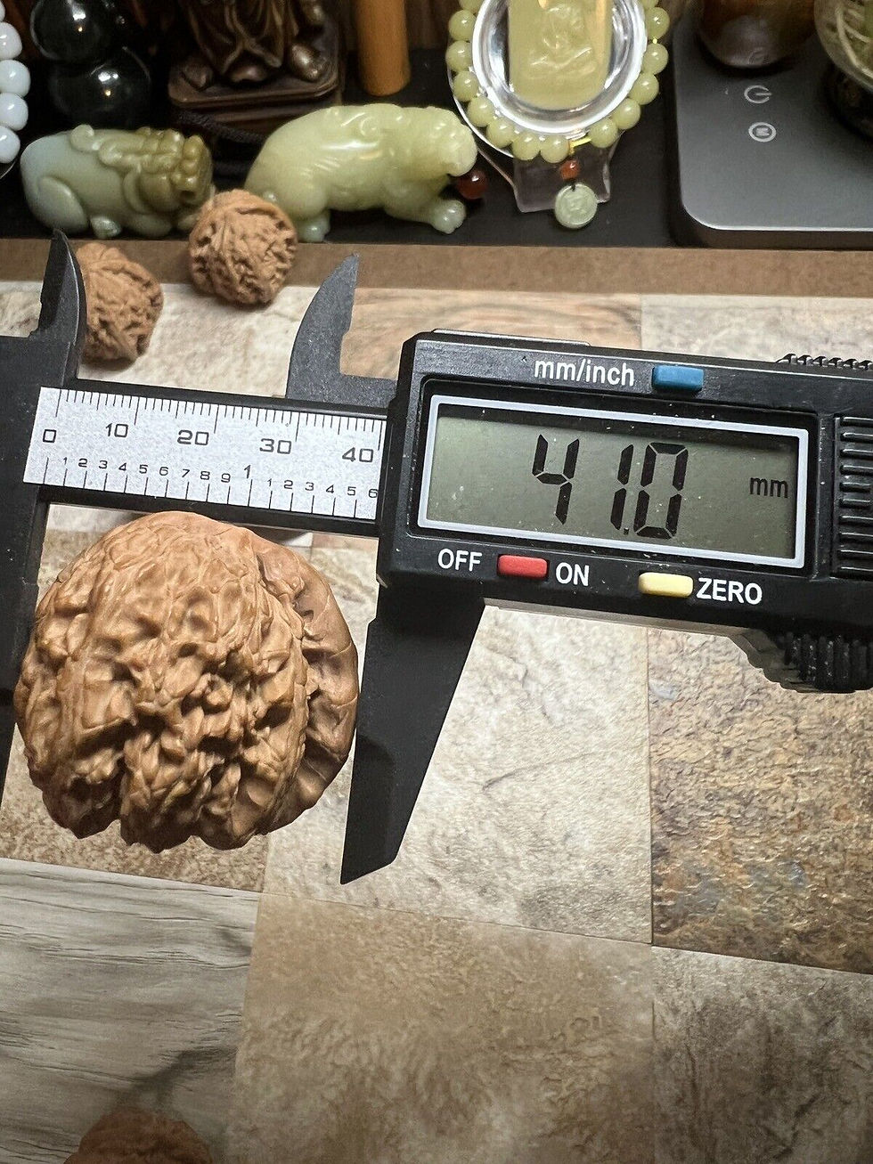 Thumbnail: 41×41.5×34mm Health Walnuts with South Xinjiang Stone Pattern