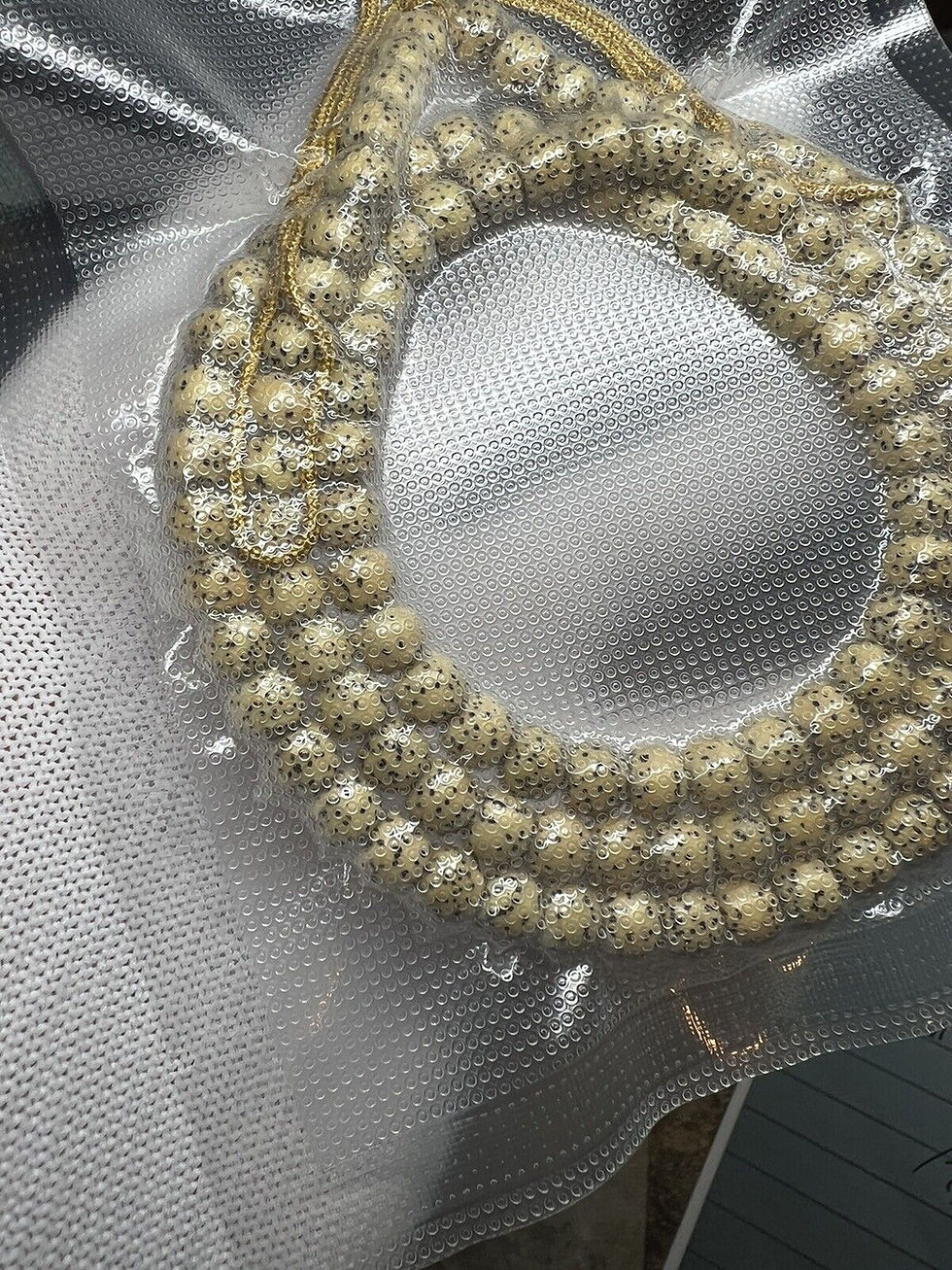 Thumbnail: Stellar Star & Moon Bodhi Yellow Necklace