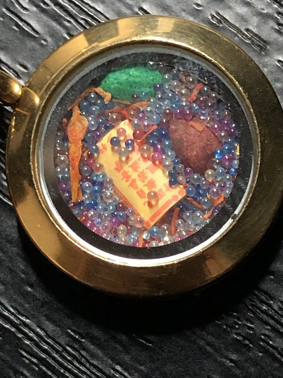 Thumbnail: Tibetan Hand-Painted Yellow Buddha Eye Thangka