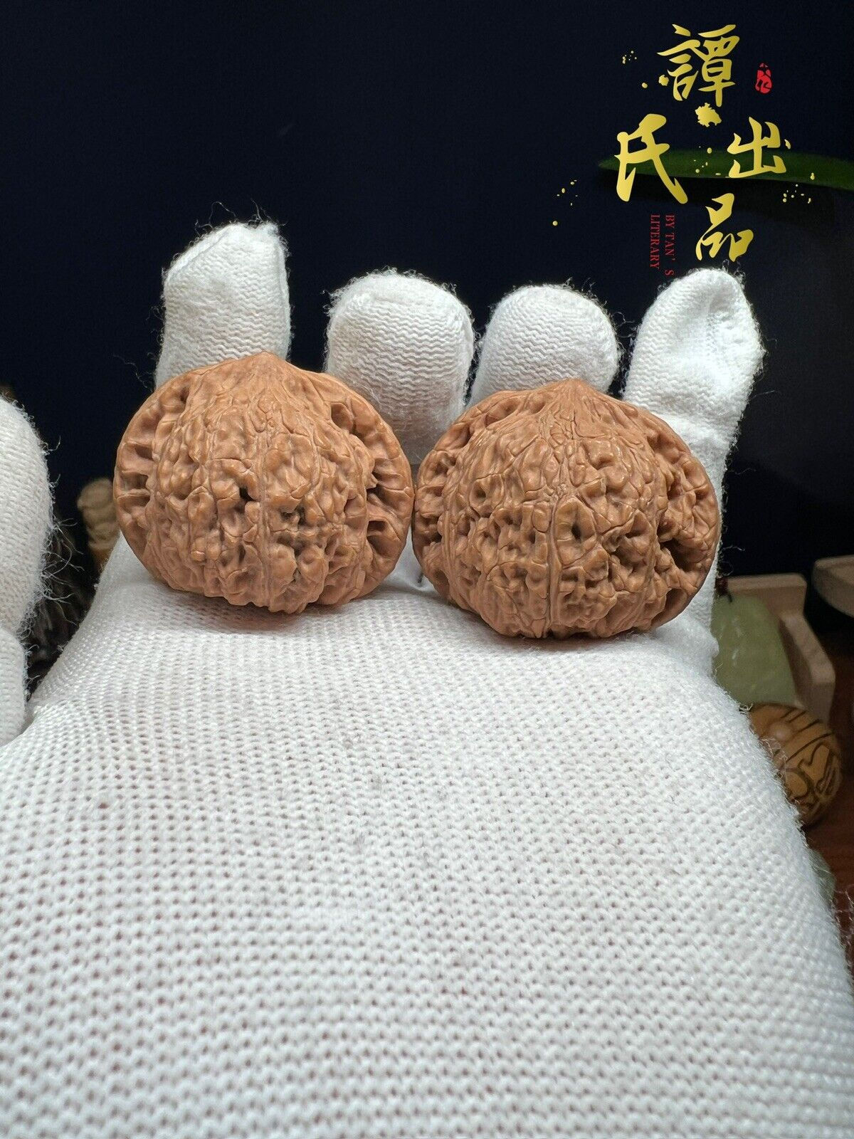 40×35×33mm Health Walnut Set