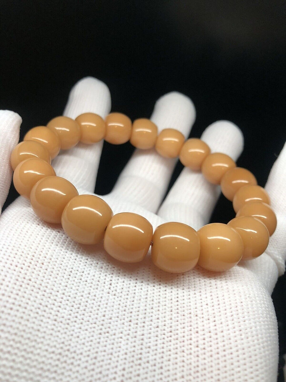 Thumbnail: 13mm Flawless Chenzi Jade Bodhi Bracelet