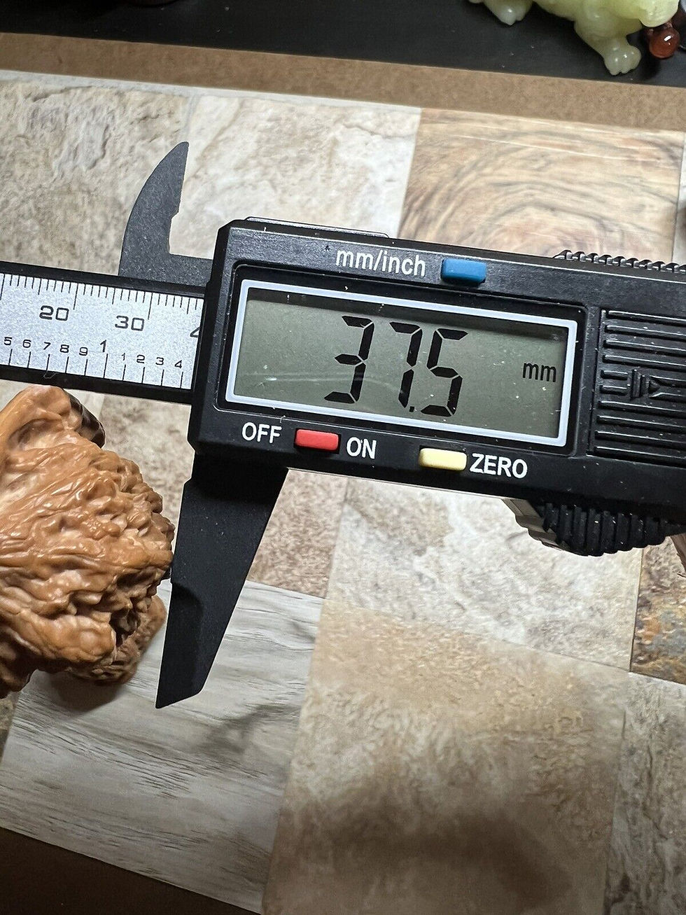 Thumbnail: Exquisite Matched Chinese Health Walnut Pair - Scholar's Cap Design