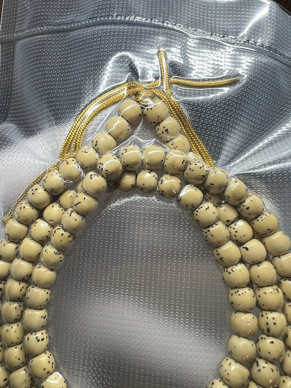 Thumbnail: Stellar Star & Moon Bodhi Yellow Necklace