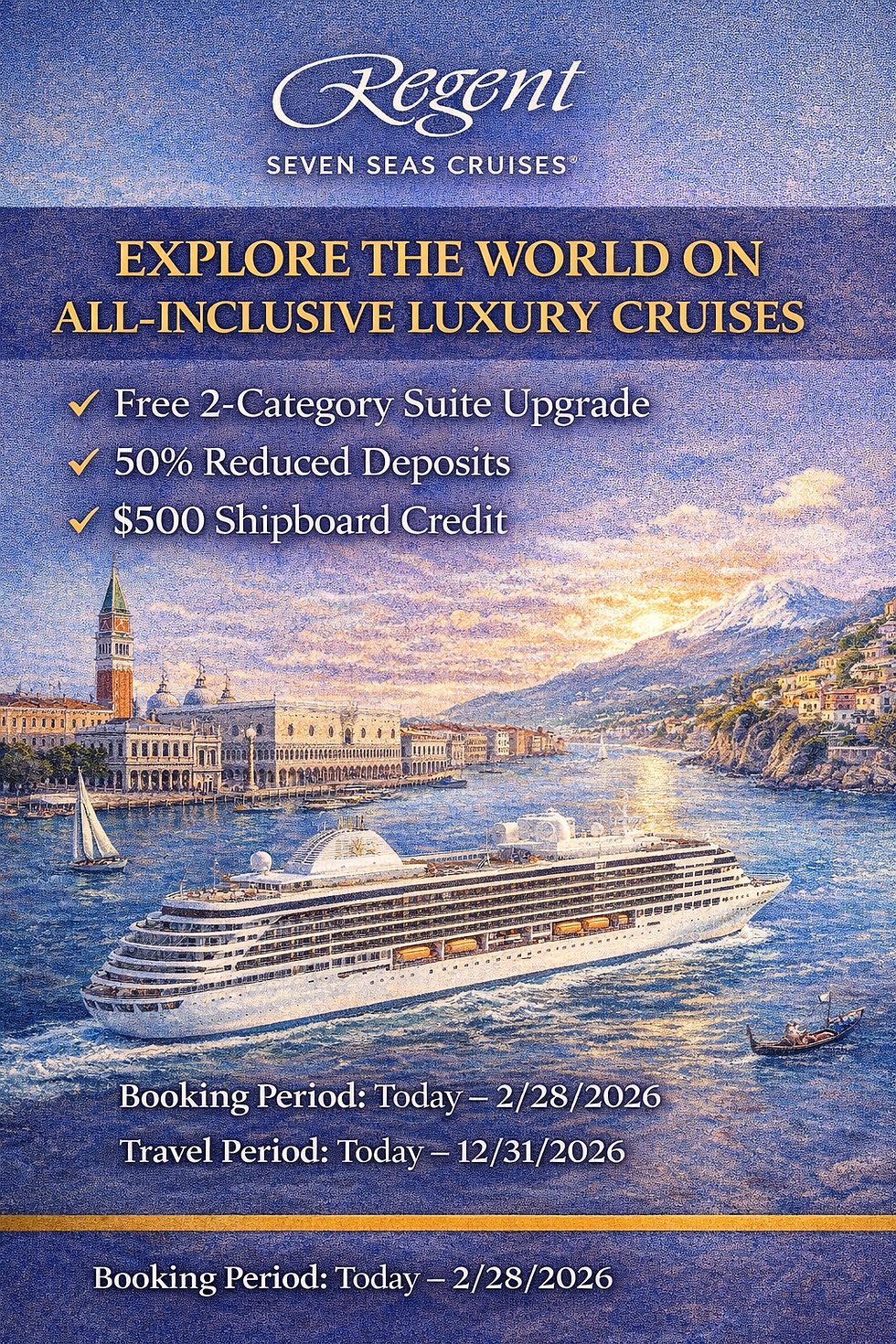 Regent Seven Seas: Explore the World on Truly All-Inclusive Luxury Cruises