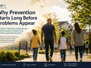 What Community-Based Prevention Can Look Like