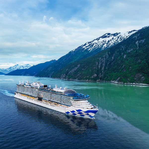 Princess Cruise Ship in Alaska