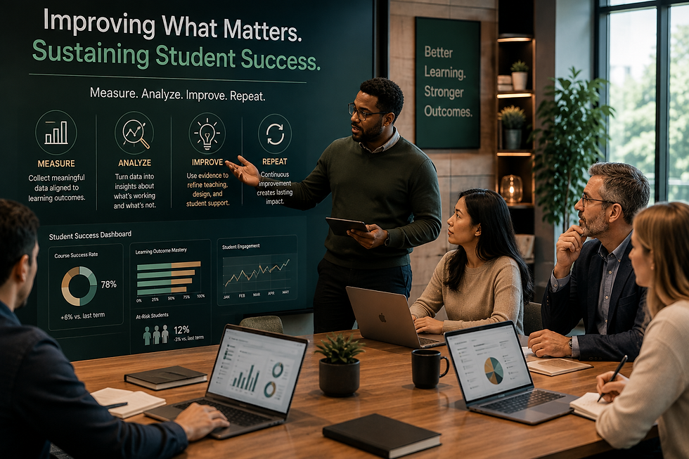 Creating Learning Experiences That Improve Student Success: Part 4 — Measuring, Improving, and Sustaining What Works