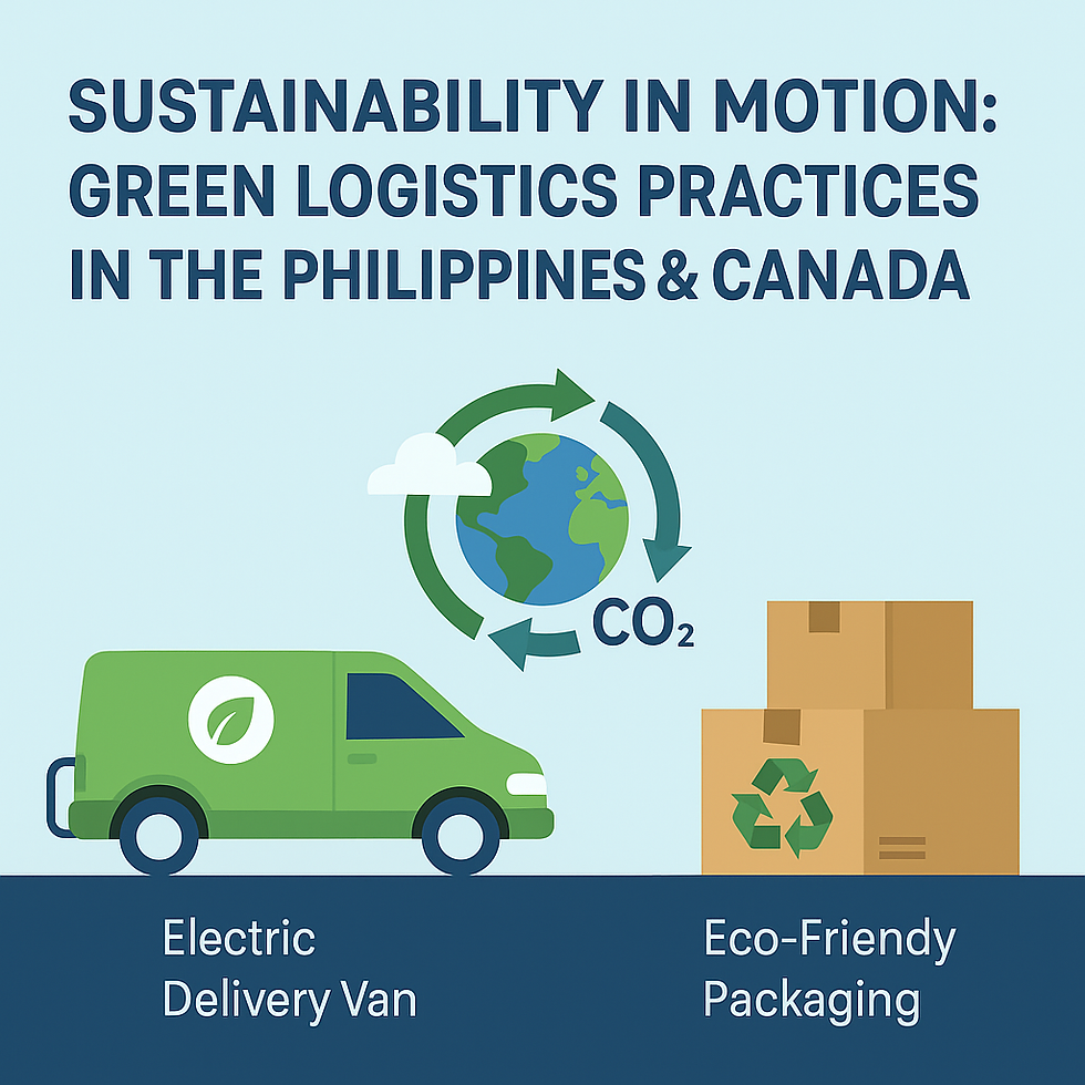 Electric vehicle and eco-friendly packaging in green logistics for sustainability