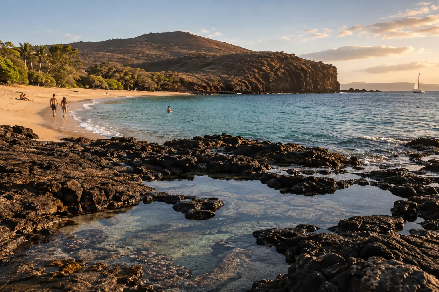 Hulopoe Bay on Lanai