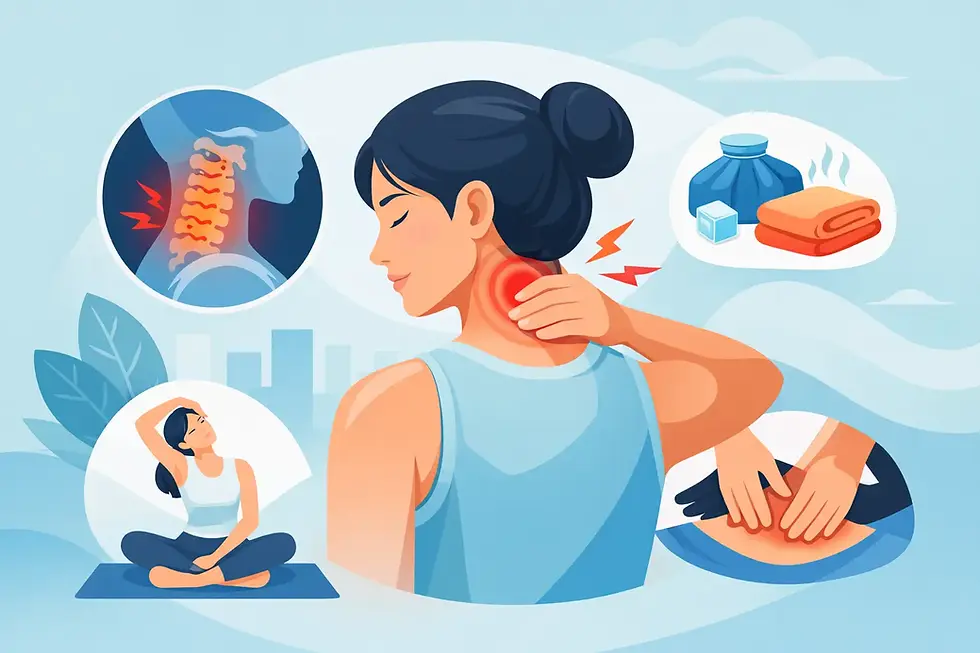 How to Relieve Neck Stiffness Safely