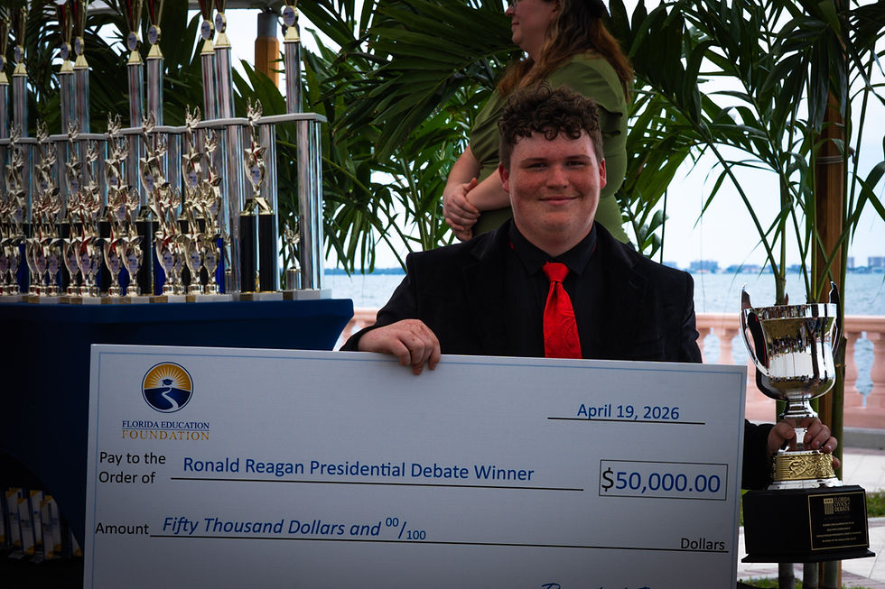 Winners of the Florida Civics and Debate Initiative State Championship Recognized
