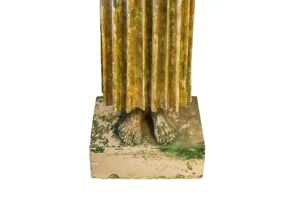 Miniature : The Charioteer of Delphi, Sculpture en plâtre, France, vers 1960