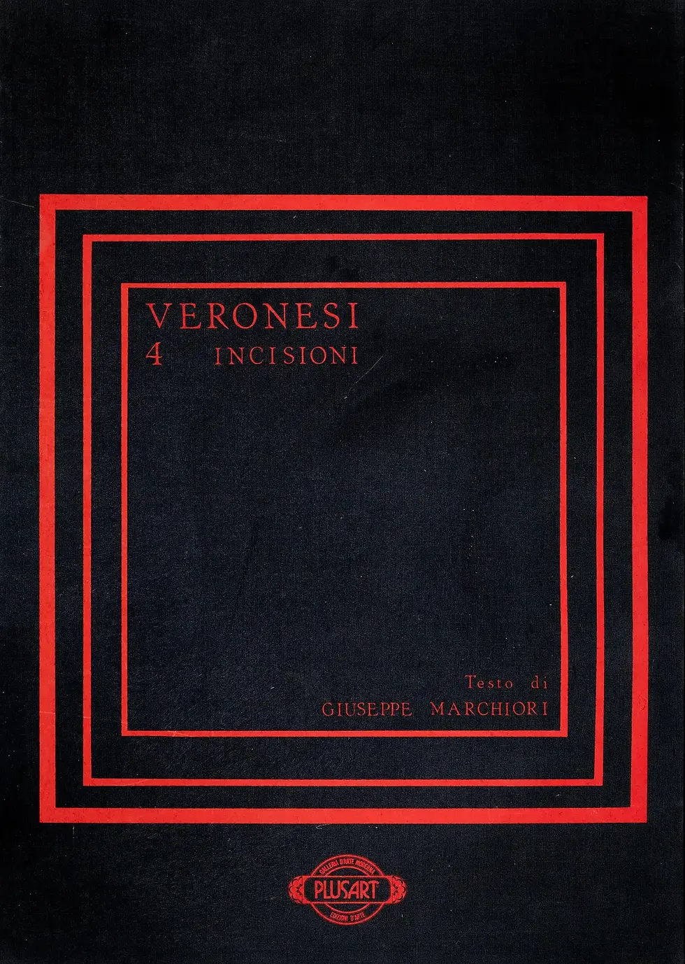 Miniature : Luigi Veronesi (1908-1998), Série de quatre gravures à l'encre, 1980