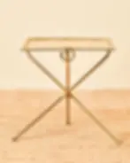 Valenti, table basse, laiton doré, vers 1970, Espagne