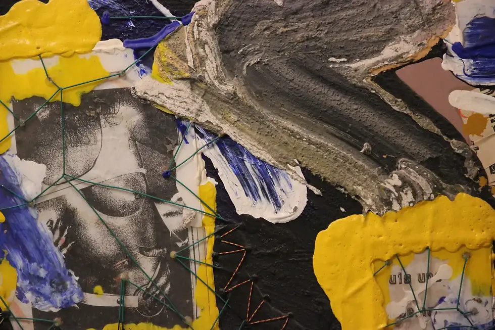 Miniature : Patrick Danion, Peinture, « Je suis un calculateur », Acrylique sur Bois, 1990