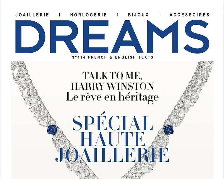 Couverture Dreams Magazine N114 Special Haute Joaillerie